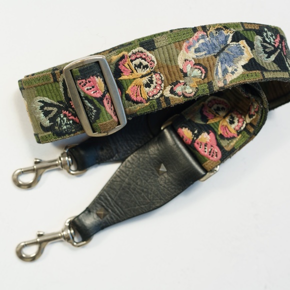 Valentino Garavani Handbags - VALENTINO | Guitar Strap - Camo Butterfly rockstud
